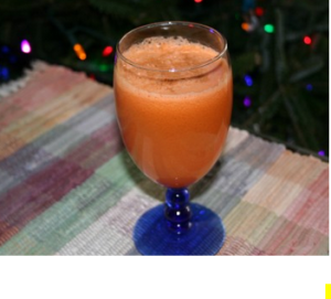 Carrot Apple Juice with Cinnamon