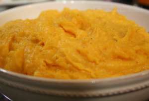 Mashed Butternut Squash and Cauliflower