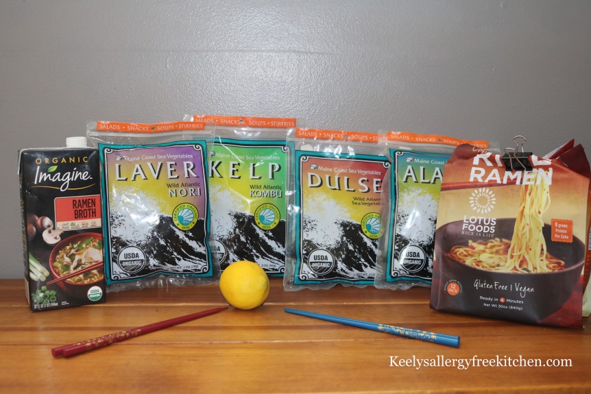Healthy, Easy Ramen Noodle Soup GF/Vegan Keelys Allergy Free Kitchen