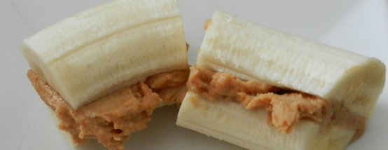 Banana with Almond Butter and Honey